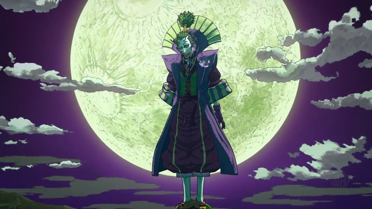 screen shot of The Joker in Batman Ninja