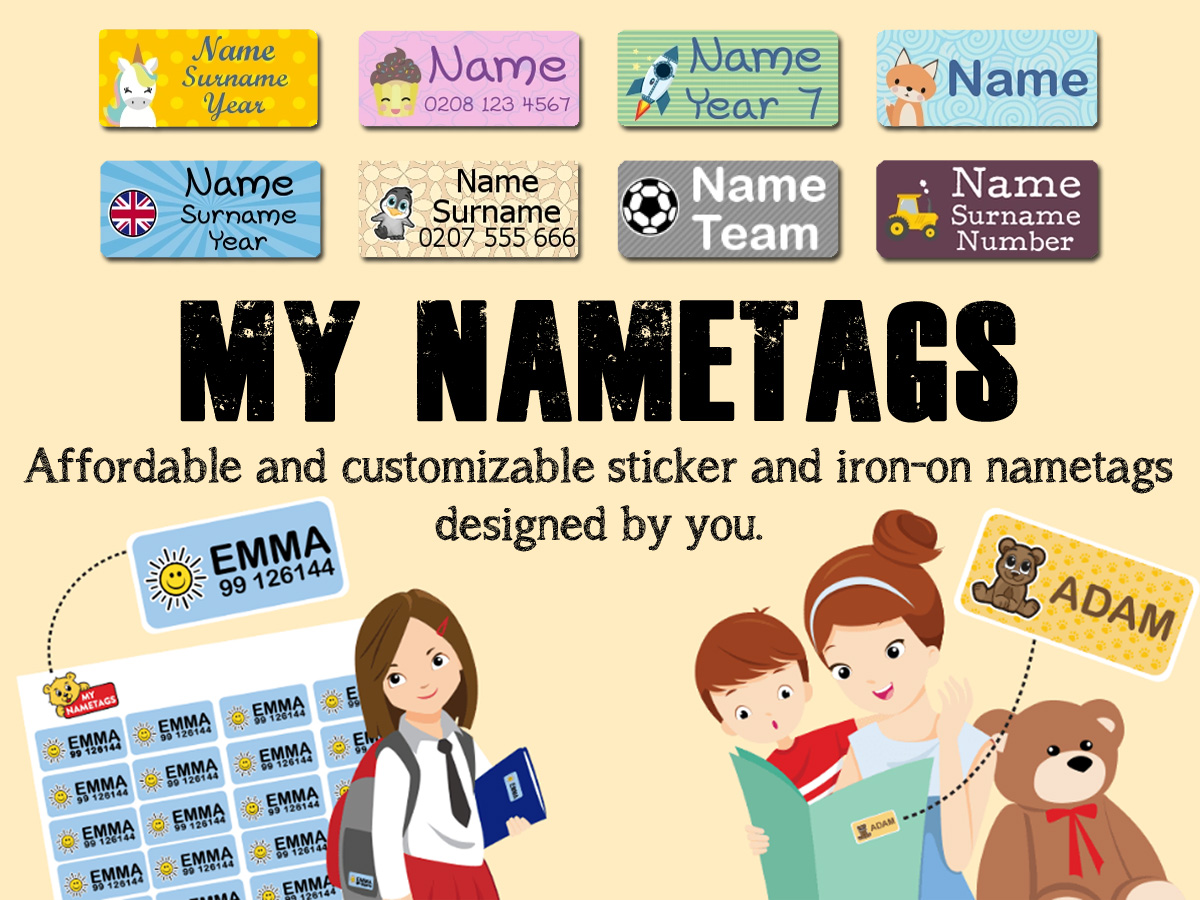 My Nametags Header, Graphics by My Nametags
