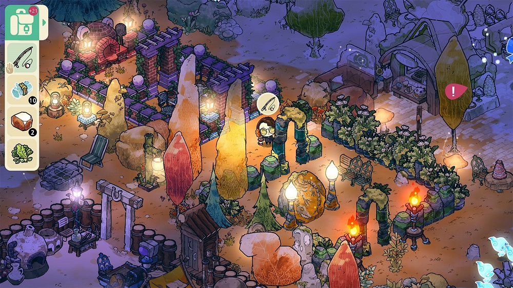 Cozy Grove at night