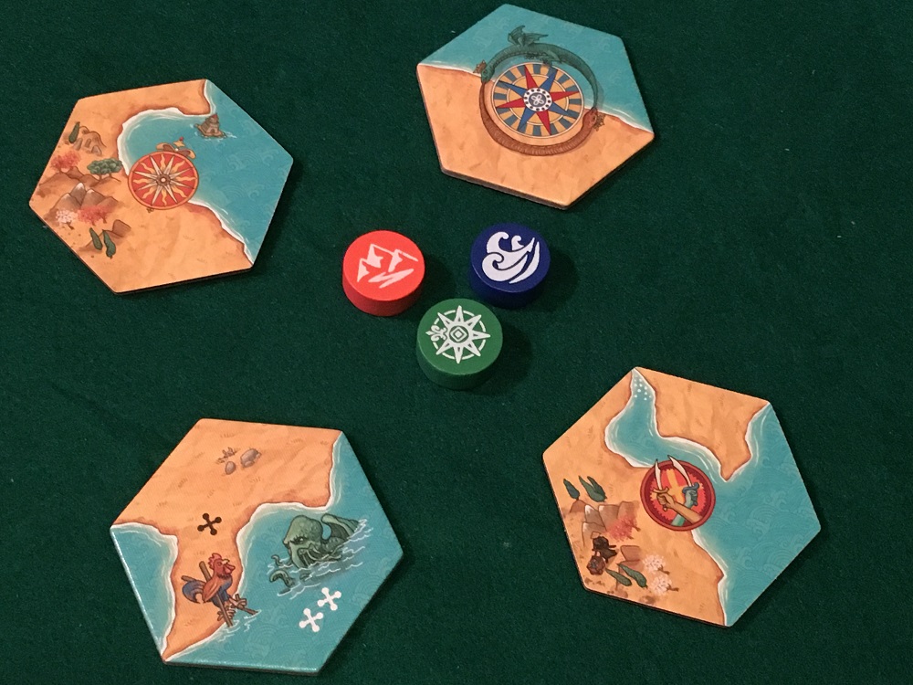 Land vs Sea Tiles and Tokens