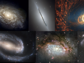 collage of galaxies